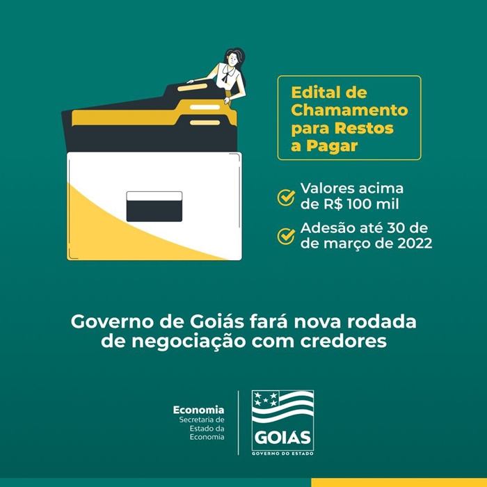 Governo convoca credores para receberem dívidas antigas do Estado