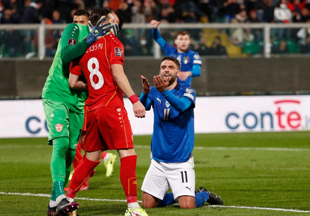 Portugal avança e Itália é eliminada pela Macedônia do Norte e está fora da Copa do Mundo