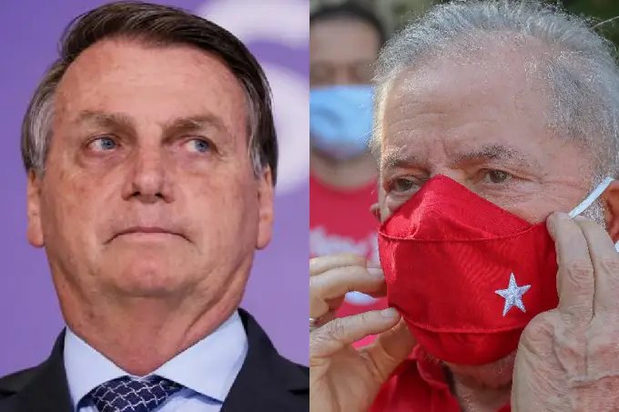 Diferença de Lula para Bolsonaro é de oito pontos, diz nova pesquisa