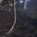 Quatro salas de cinema ficaram destruídas após incêndio no Antigo Banana Shopping