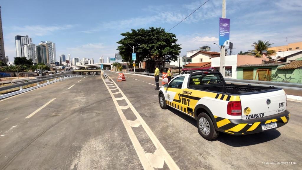 Prolongamento da Marginal Botafogo, parte do Complexo Viário Jamel Cecílio foi entregue nesta sexta-feira (13/05)