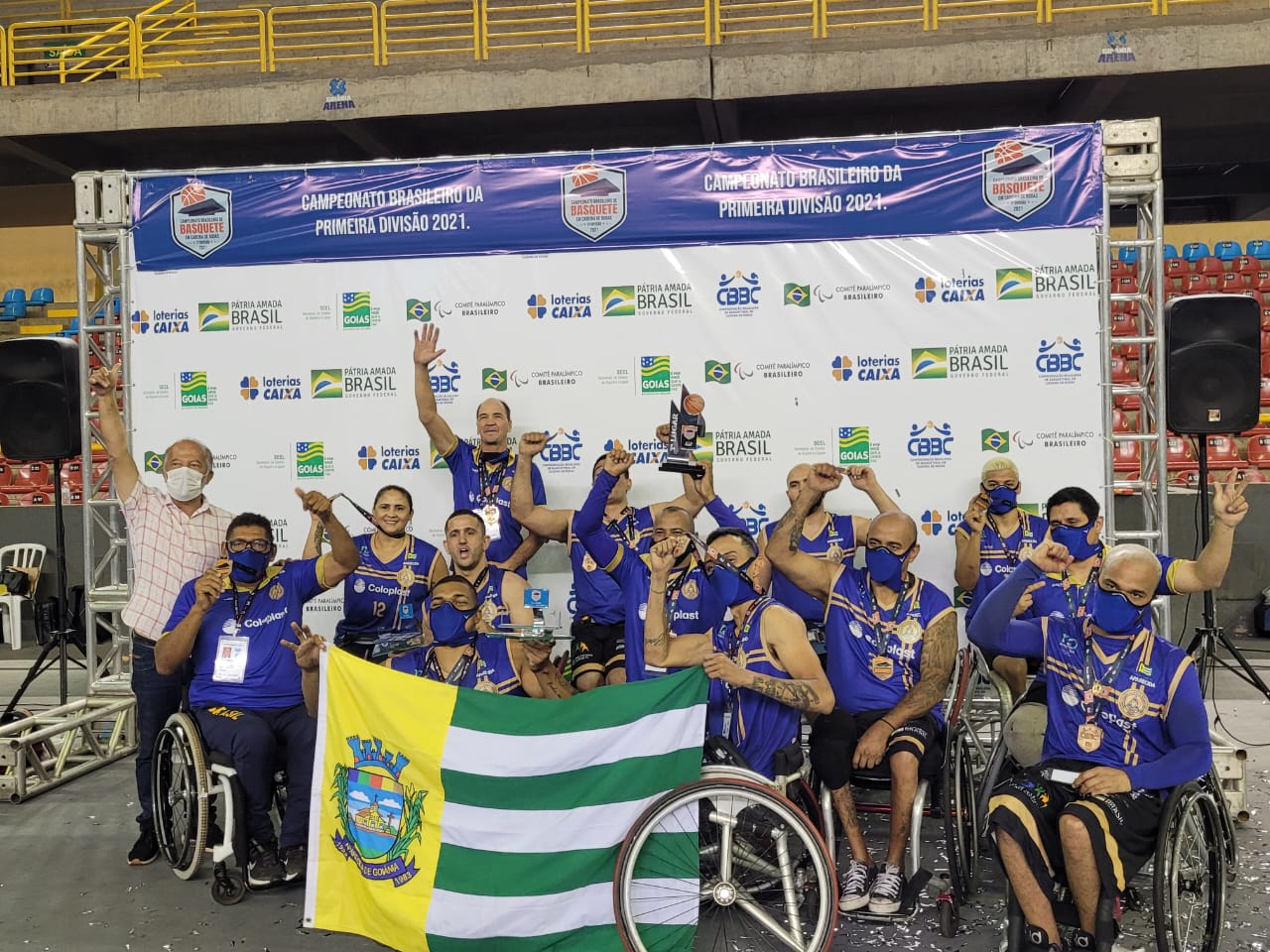 Aparecidense estreia no Campeonato Brasileiro de Basquete em Cadeira de Rodas