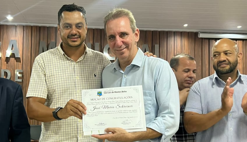 Câmara Municipal de São Luís de Montes Belos homenageia presidente do Conselho Deliberativo do Sebrae | ASN Goiás