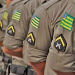 PMs de Goiás se apresentam à Força Nacional, em Brasília