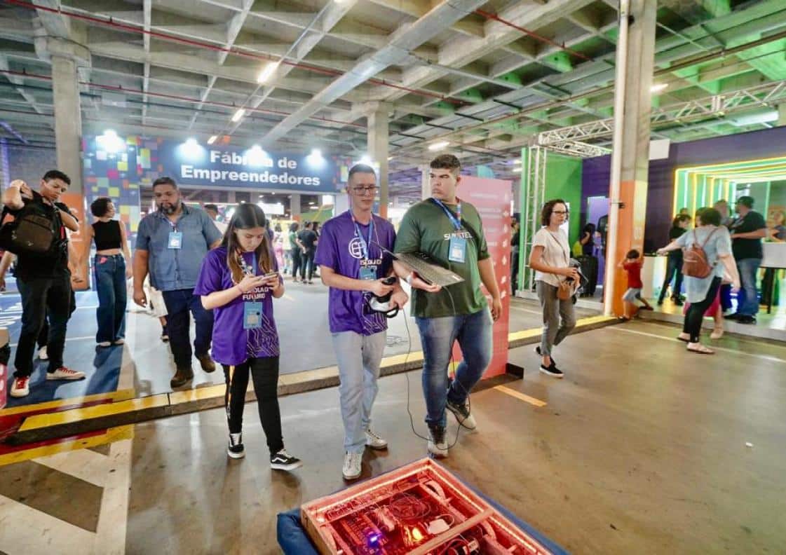 Alunos do Entorno do DF participam da 5ª Edição da Campus Party Goiás, em Goiânia