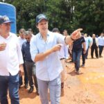 Caldas Novas: Ao lado do prefeito Kleber Marra, vice governador Daniel Vilela visita obras de tratamento de água