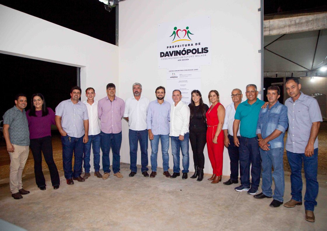 Davinópolis: Comunidade Lemes ganha novo Centro Social Comunitário