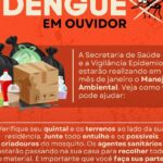 Ouvidor terá ação em combate a dengue a partir desta segunda-feira