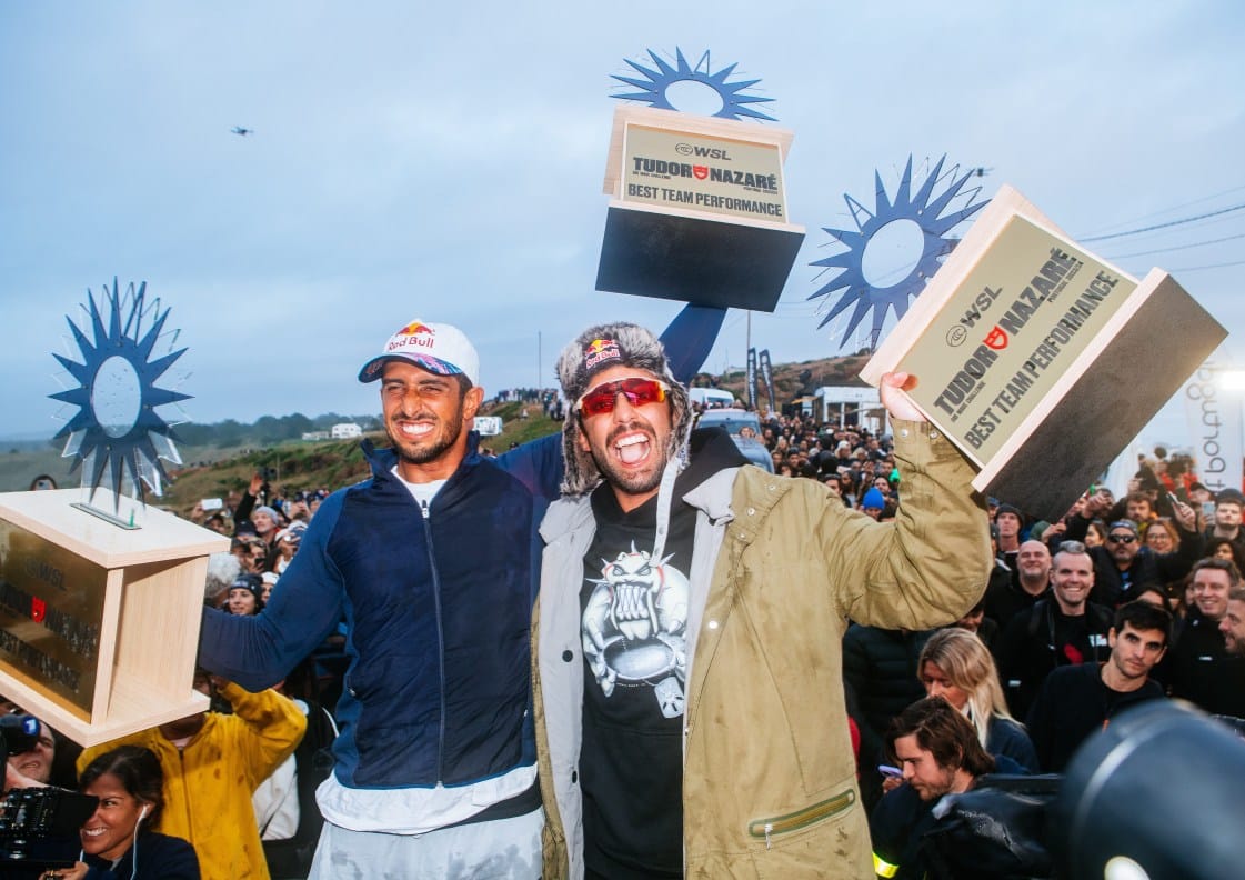 Pedro Scooby e Lucas Chumbo vencem Nazaré Big Wave Challenge