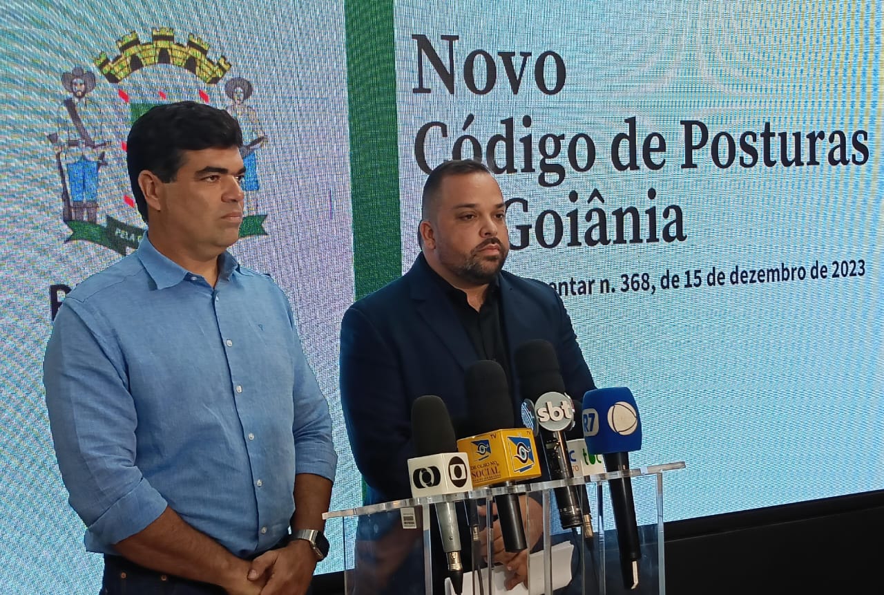 Secretários Geverson Abel e Valfran Ribeiro apresentam novo código de posturas do municipio de Goiânia