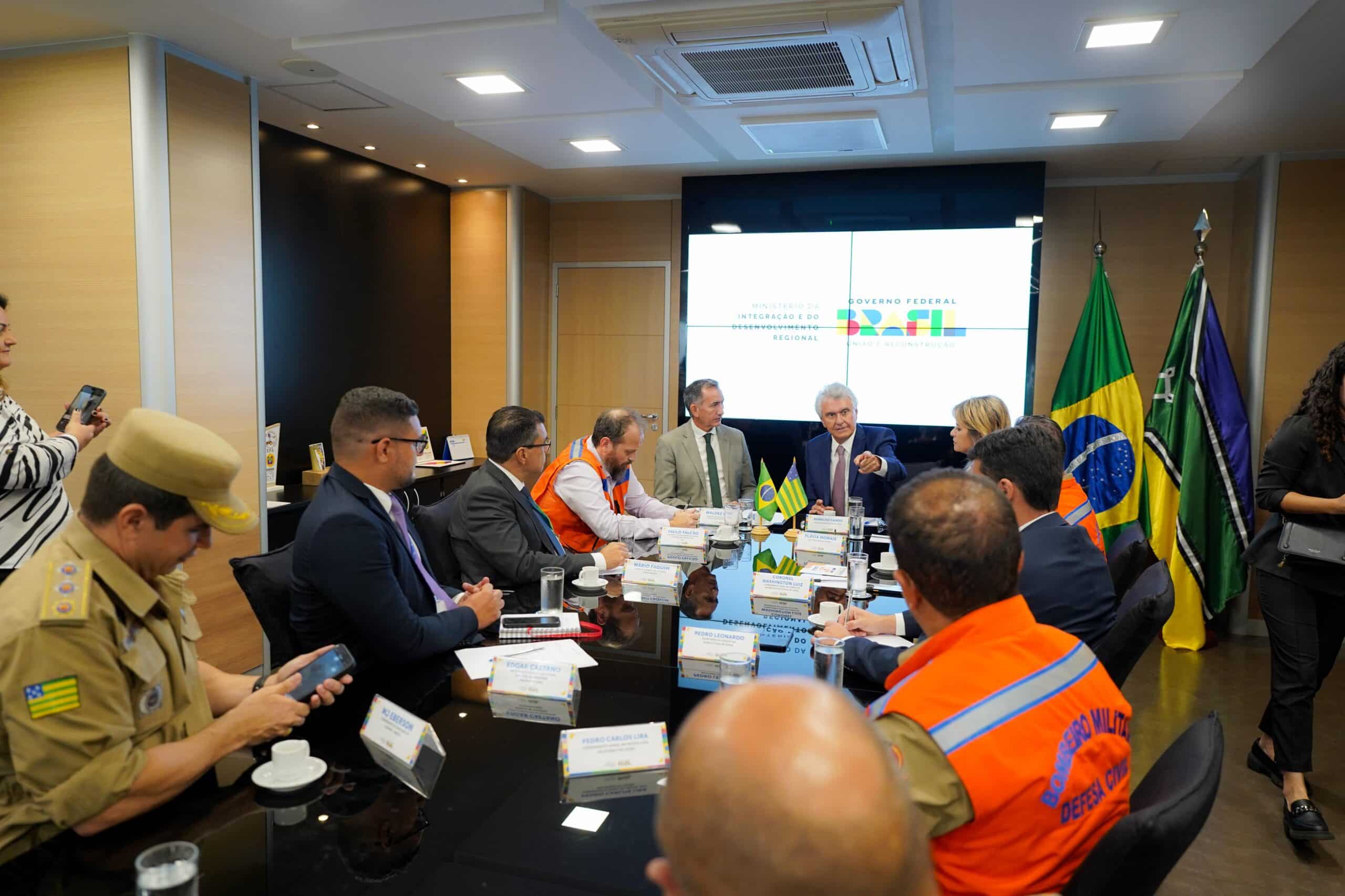 Em Brasília, Caiado busca apoio para combater consequências da estiagem