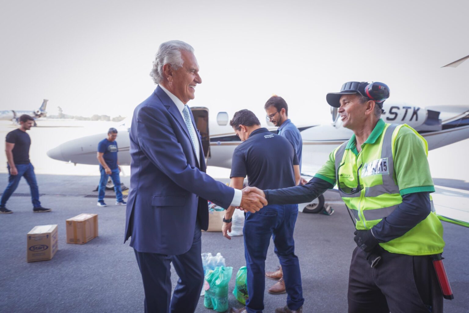 Caiado anuncia campanha de arrecadação de doações para o Rio Grande do Sul