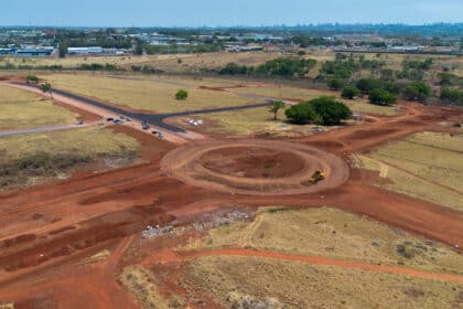 Construção do novo polo industrial de Aparecida de Goiânia avança em ritmo acelerado