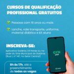 Prefeitura de Goiânia está com mais de 200 vagas abertas remanescentes dos cursos de qualificação