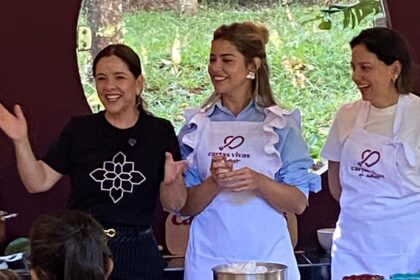 Chef Verônica Nascimento conhece projeto social que apoia mulheres empreendedoras em Goiânia