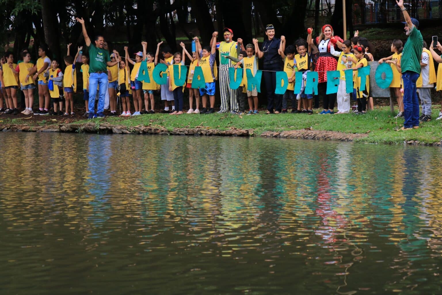SME celebra Dia Mundial da Água com estudantes no Parque Lago das Rosas