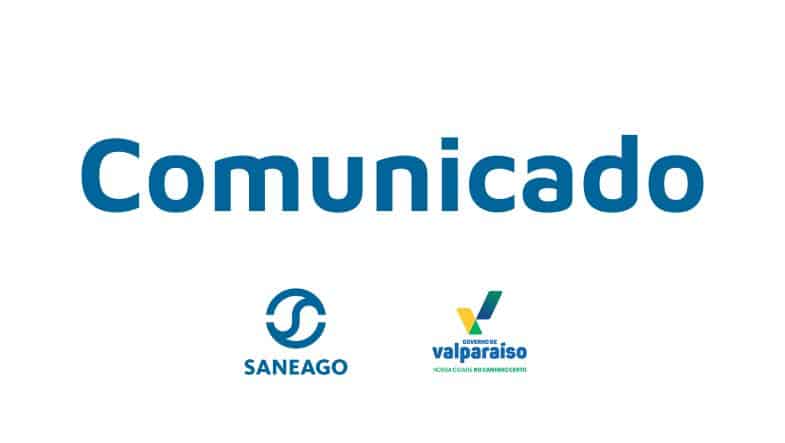 Manutenção no Sistema Corumbá poderá afetar abastecimento de água em Valparaíso nos dias 6 e 7 de maio