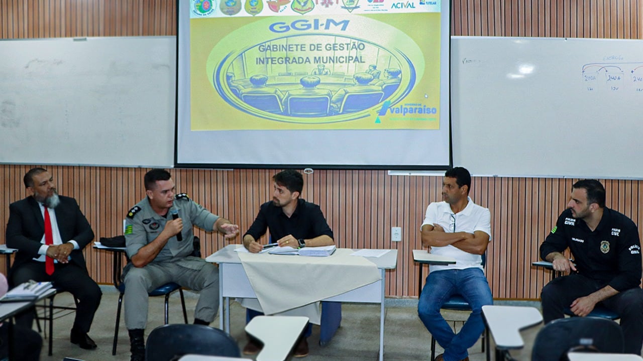GGIM realiza encontro para debater segurança e desenvolvimento em Valparaíso de Goiás
