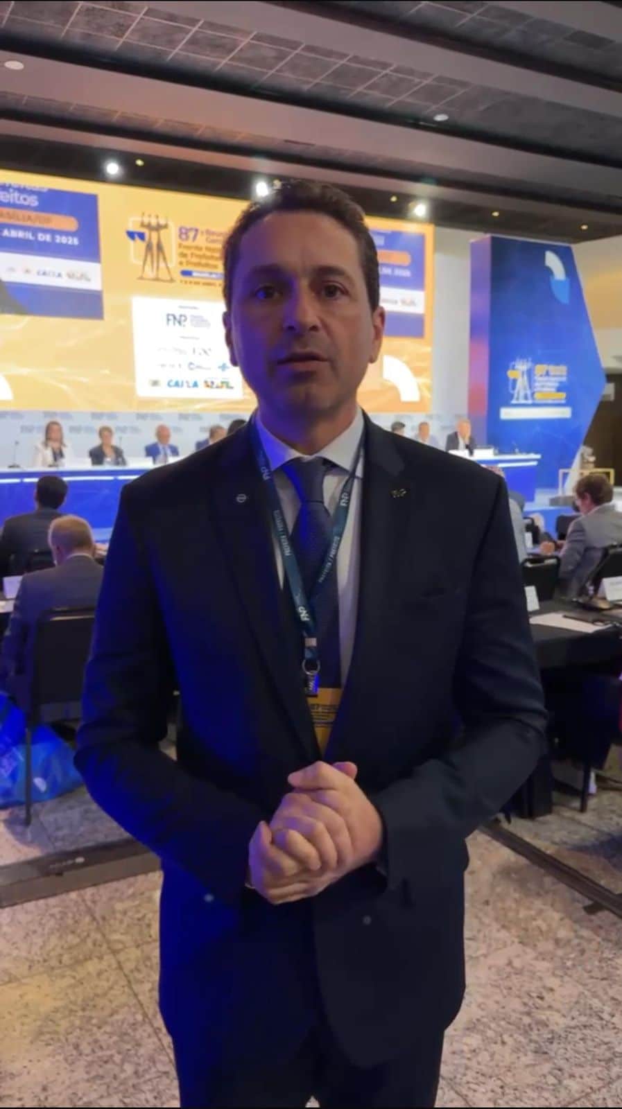Prefeito Vilela assume vice-presidência de Infraestrutura da Frente Nacional de Prefeitas e Prefeitos