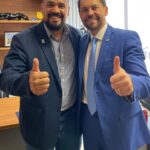 Presidente da Alego, deputado Bruno Peixoto, é homenageado e reforça parceria com Câmara de Aparecida